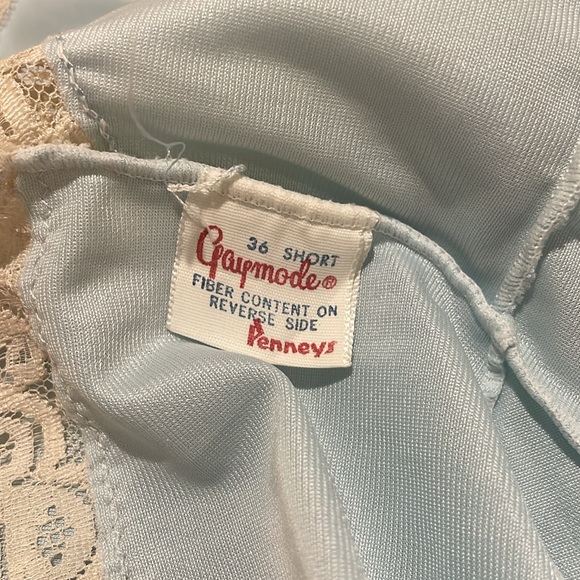 Vintage Pennys Gaymode Blue Slip - Picture 4 of 5